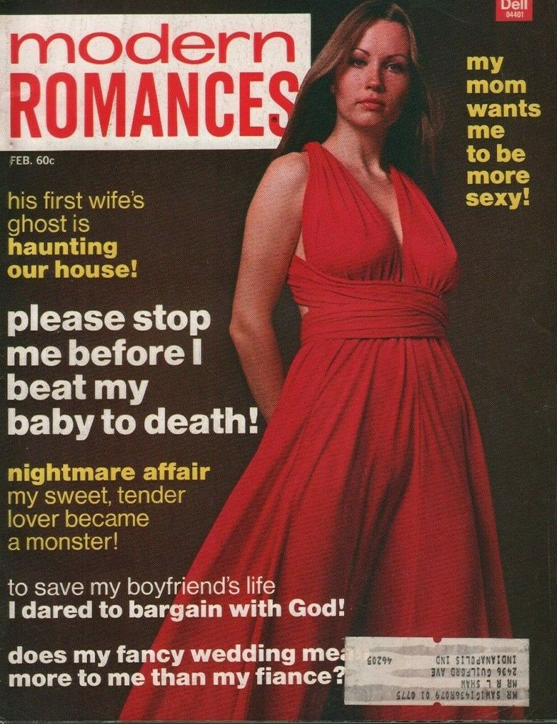 Modern Romances February 1975 Dell Magazine 8 Stories w/ML 040319DBE