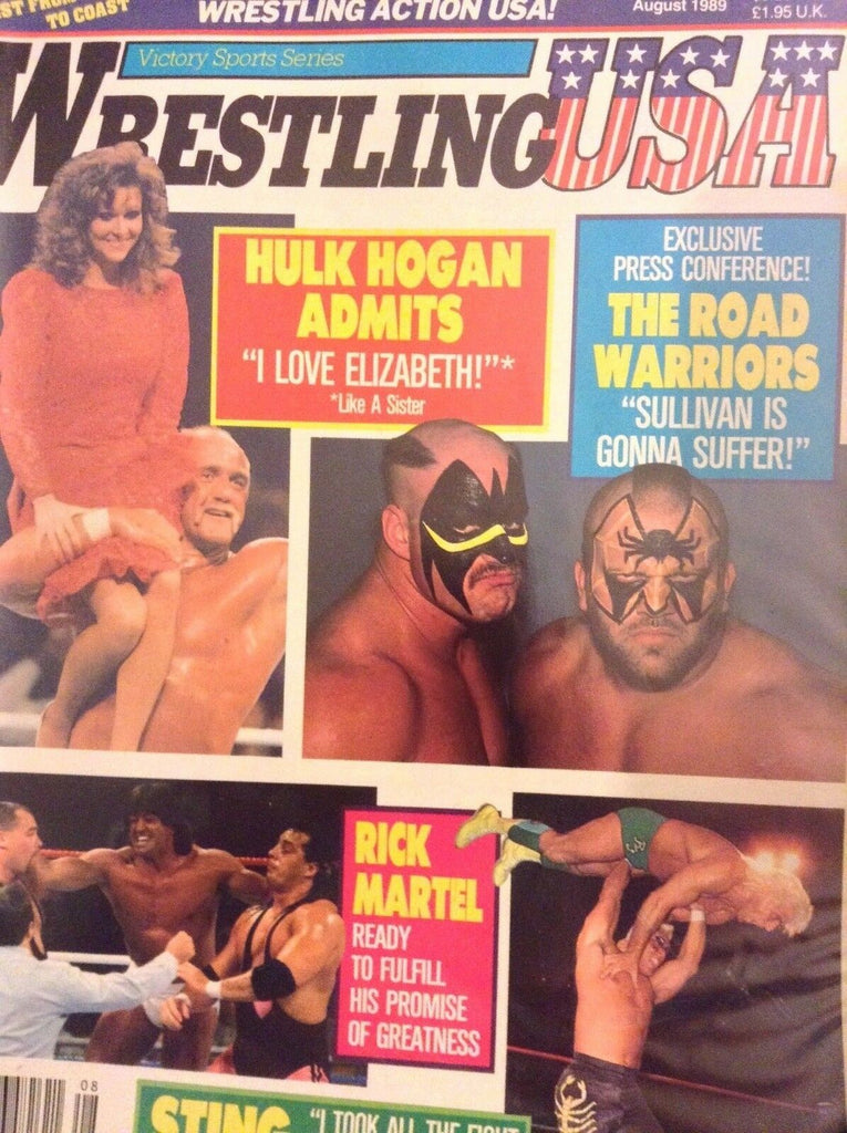 Wrestling USA Magazine Hulk Hogan The Road Warriors August 1989 041818nonrh