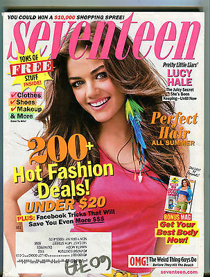 Seventeen Magazine June/July 2011 Lucy Hale VGEX 062316jhe