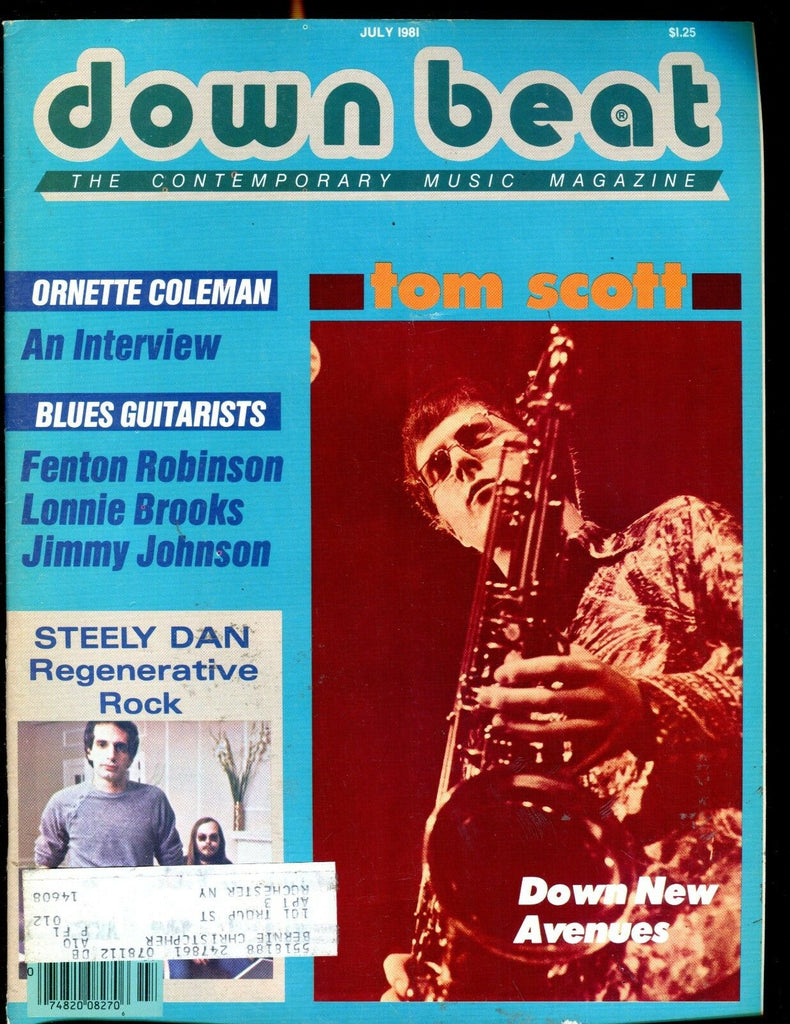 Down Beat Magazine July 1981 Tom Scott EX w/ML 121116jhe