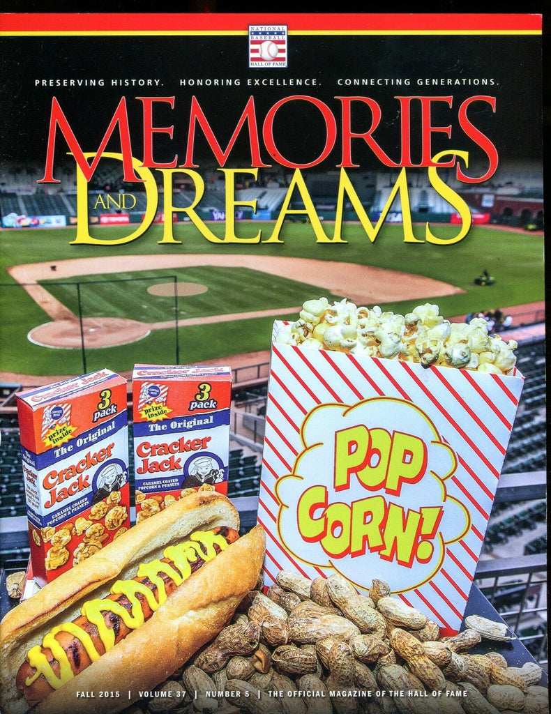 Memories And Dreams HOF Magazine Fall 2015 EX 010517jhe