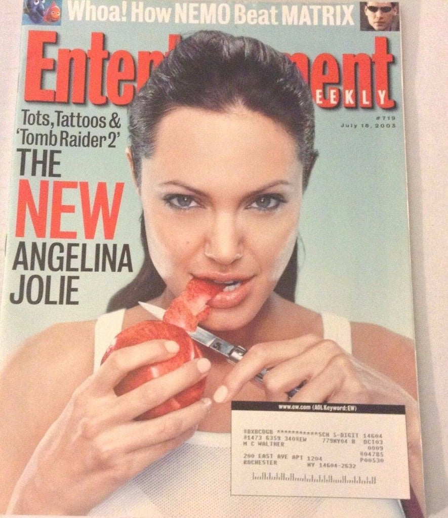 Entertainment Weekly Magazine Angelina Jolie July 18, 2003 080117nonrh