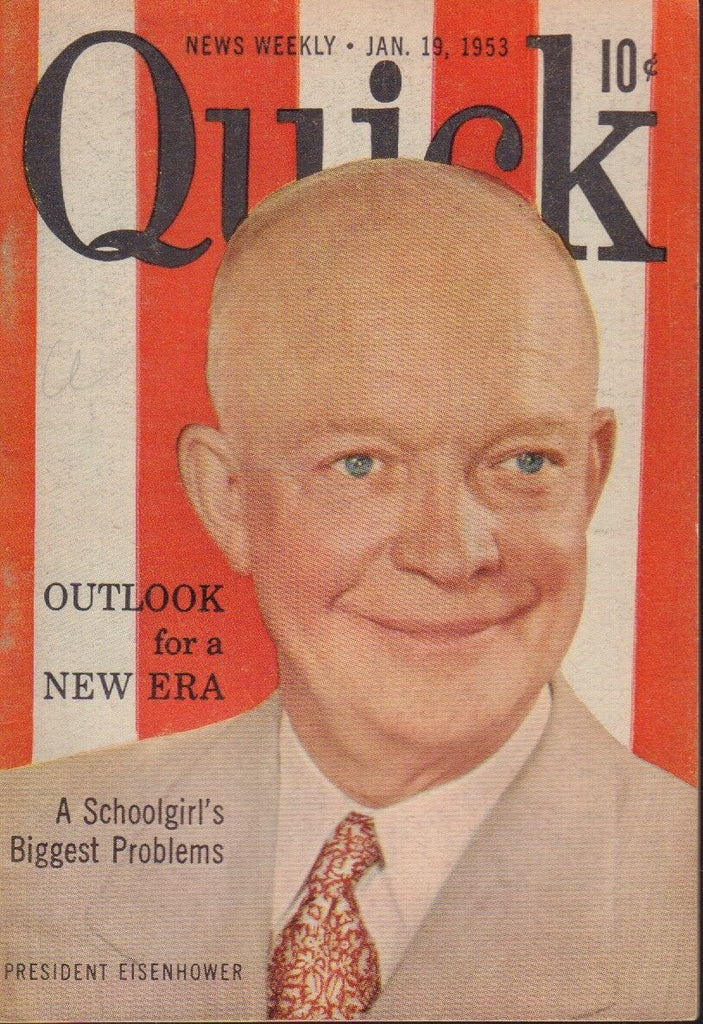 Quick News Weekly January 19 1953 Eisenhower Cheesecake Pin Up 091318AME