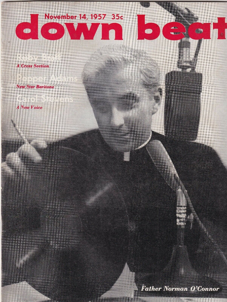 Down Beat Mag Father Norman O' Connor Ruby Braff November 14, 1957 101219nonr