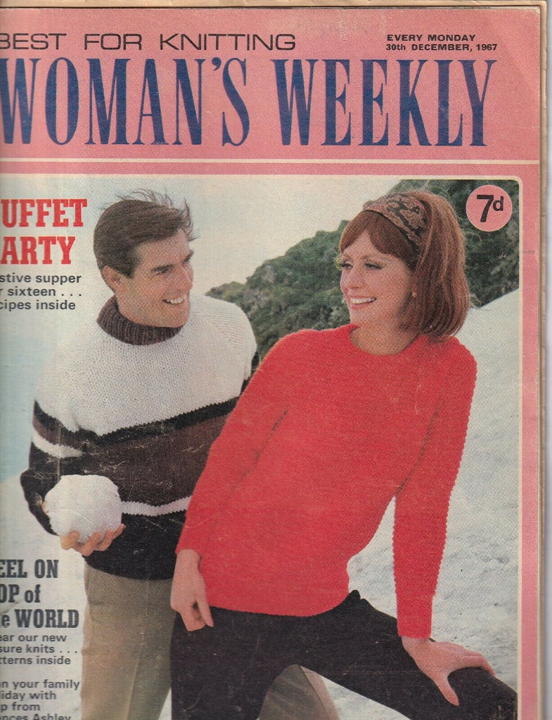 Woman's Weekly Magazine Buffet Party December 1967 051919nonr