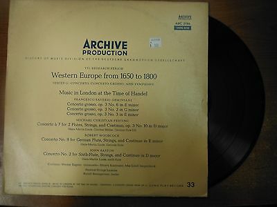 33 RPM Vinyl Western Europe from 1650-1800 Series G Archive Production 012815SM