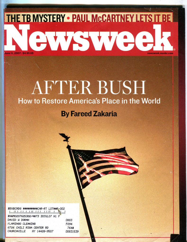 Newsweek Magazine June 11 2007 After George Bush EX 082416jhe