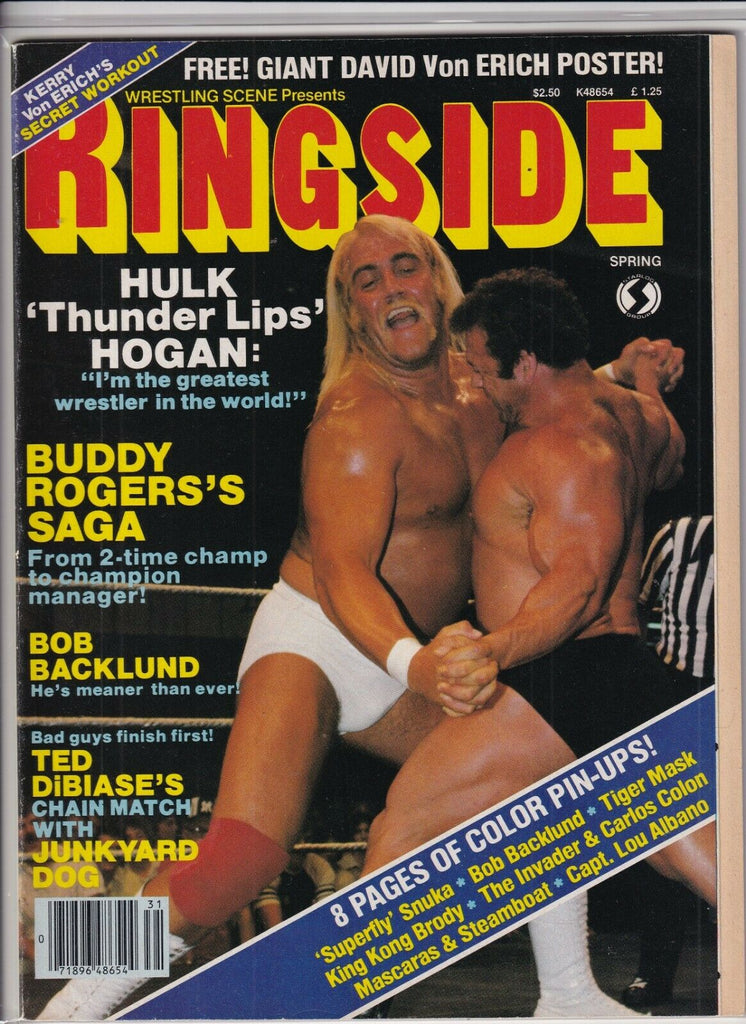 Ringside Magazine Hulk Hogan Buddy Rogers Spring 1983 091719nonr