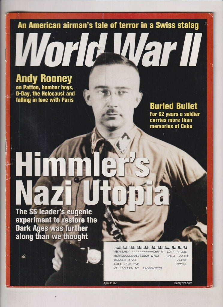 World War II Mag Himmler's Nazi Utopia Andy Rooney April 2007 121319nonr