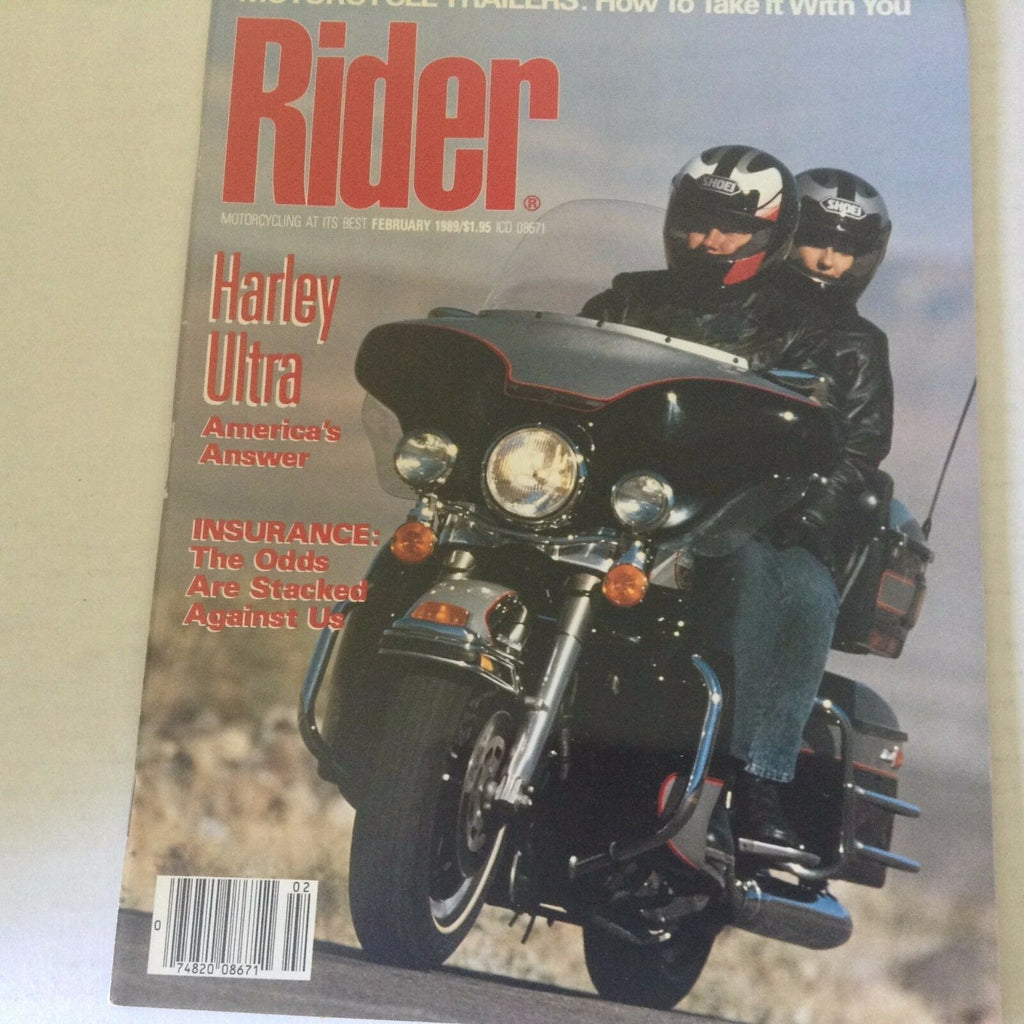 Rider Magazine Harley Ultra America's Answer February 1989 060117nonrh3