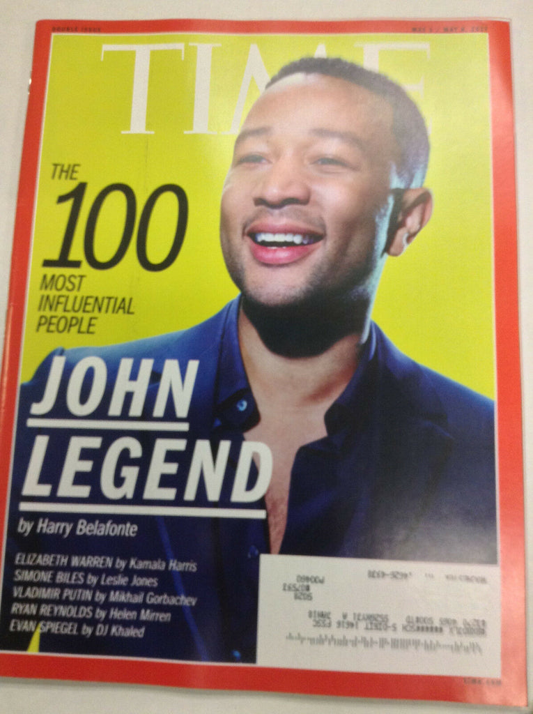 Time Magazine John Legend 100 Most Influential May 8, 2017 062717nonr