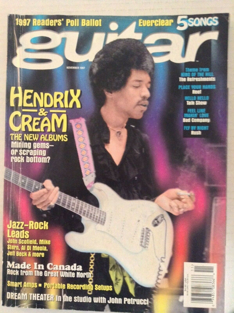 Guitar Magazine Jimi Hendrix & Cream November 1997 032719nonrh