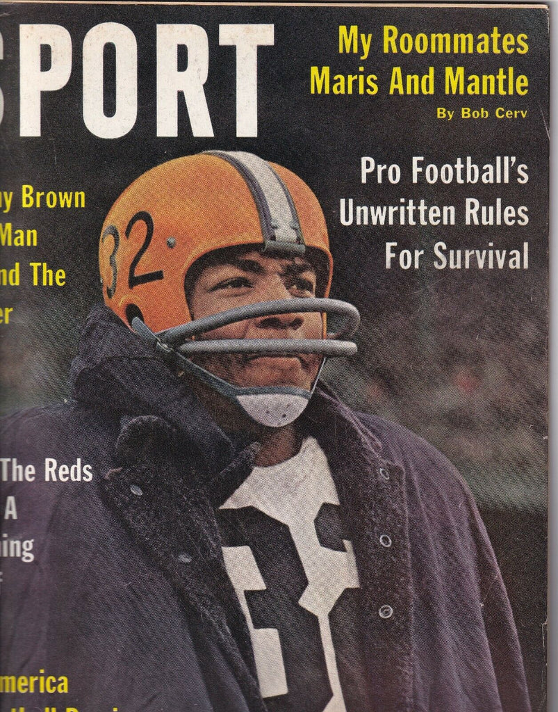 Sport Magazine Jimmy Brown Maris & Mantle January 1962 051919nonr