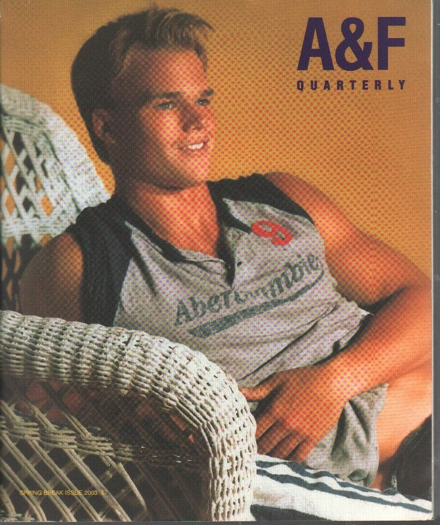 Abercrombie & Fitch Quarterly Catalog Spring Break 2003 BRUCE WEBER 030920AME2