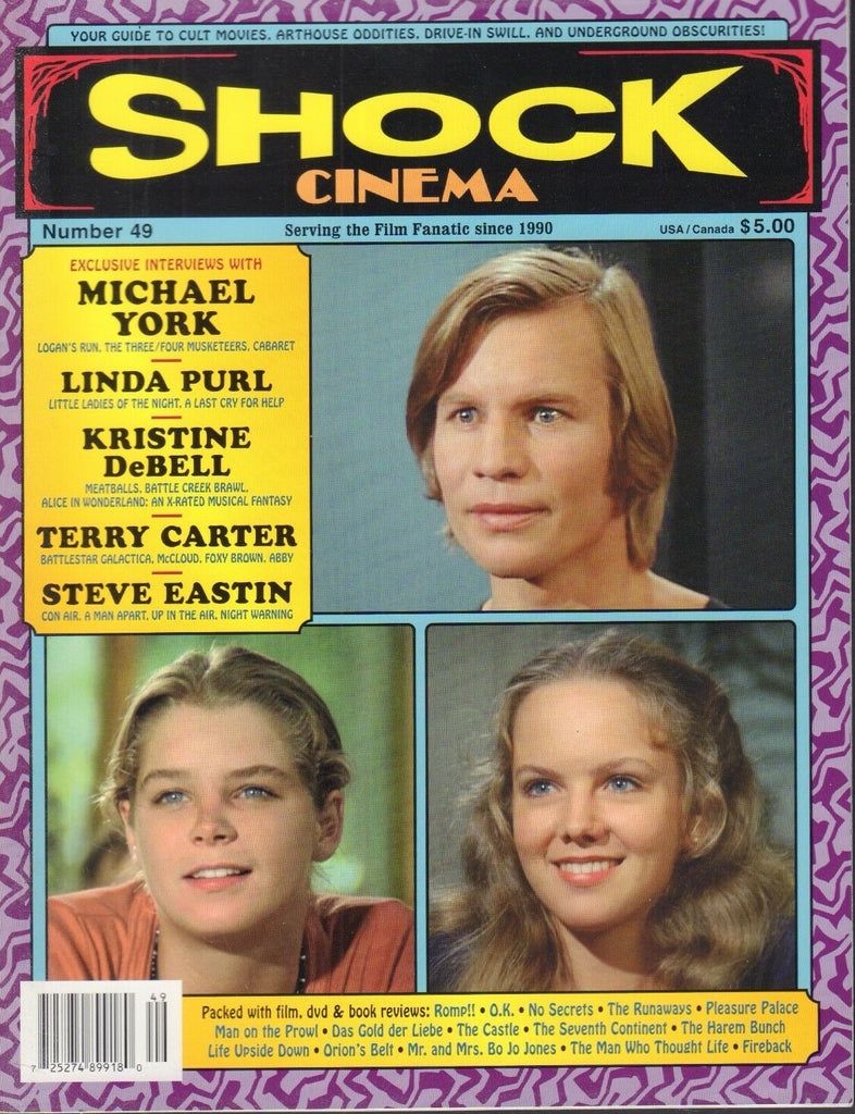 Shock Cinema #49 Michael York Linda Purl Terry Carter 012918DBE2