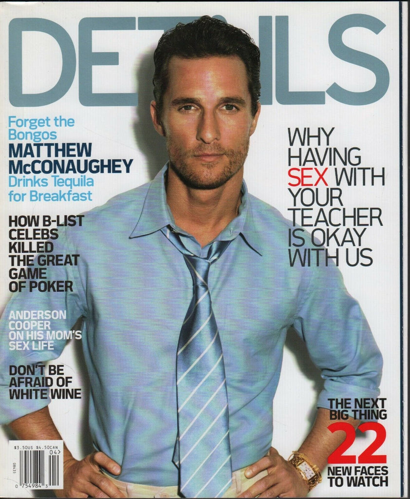 Details April 2005 Matthew McConaughey Ridley Howard Kuzuo Ishiguro 102518DBF
