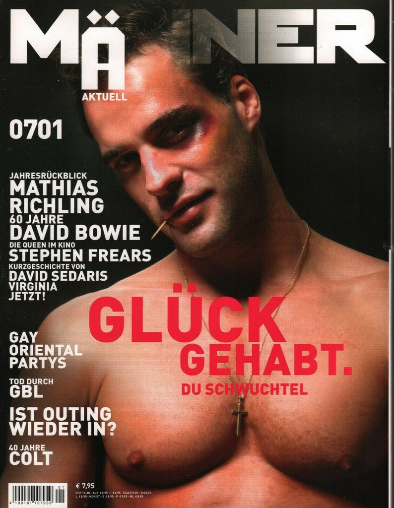 Manner Aktuell German Gay Interest 0701 Mathias Richling David Bowie 030520AME