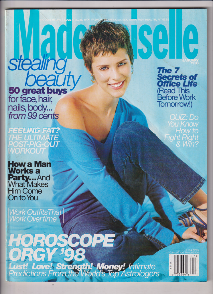 Mademoiselle Mag Audrey Anderson Horoscopes January 1998 012420nonr