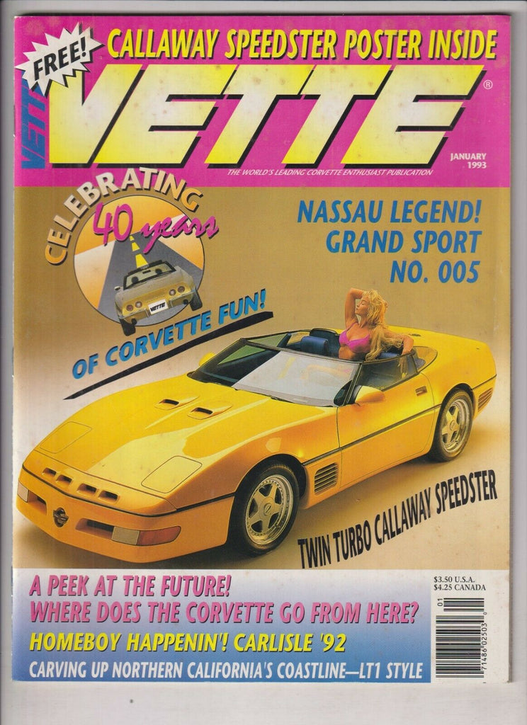 Vette Mag Nassau Legend Grand Sport January 1993 022420nonr