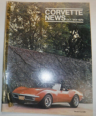 Corvette News Magazine Kiwi Can-Am November 1970 081915R