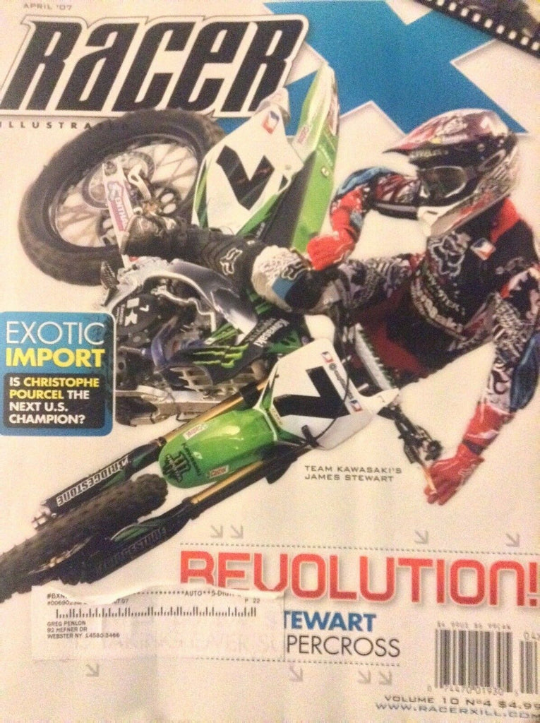 Racer X Magazine James Stewart Christophe Pourcel April 2007 121818nonrh2