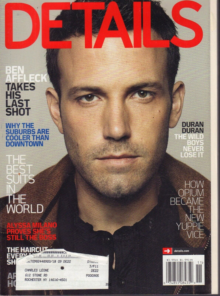 Details November 2007 Ben Affleck, Duran Duran w/ML 052317nonDBE