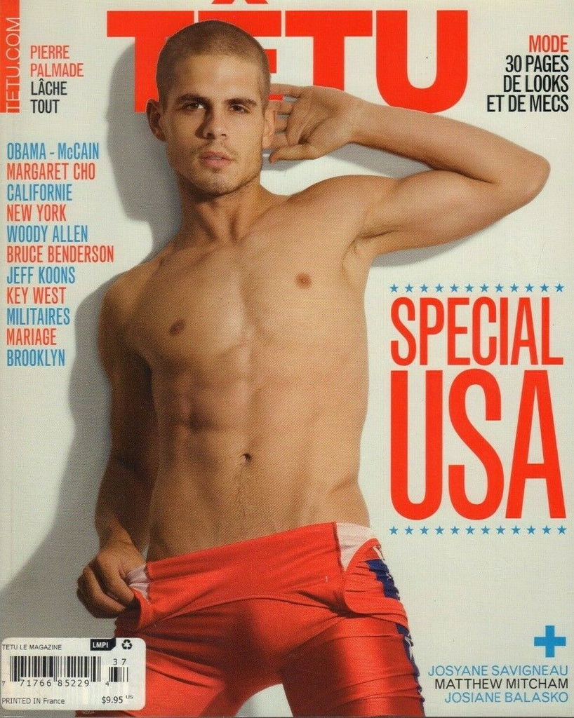 Tetu French Gay Interest Mag October 2008 Barrack Obama Woody Allen 031919DBE