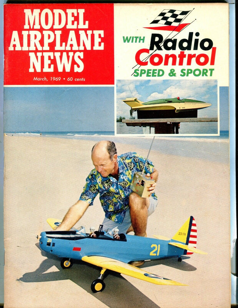 Model Airplane News Magazine March 1969 Skylark 95 EX 040817nonjhe