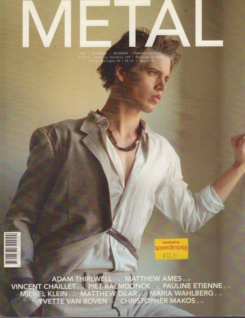 Metal #22 November December January 2010 2011 Adam Thirlwell 122118DBE