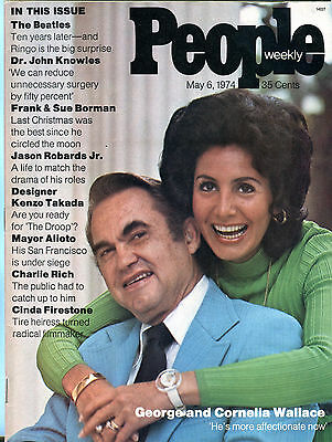People Magazine May 6 1974 George Cornelia Wallace The Beatles EX 012116jhe