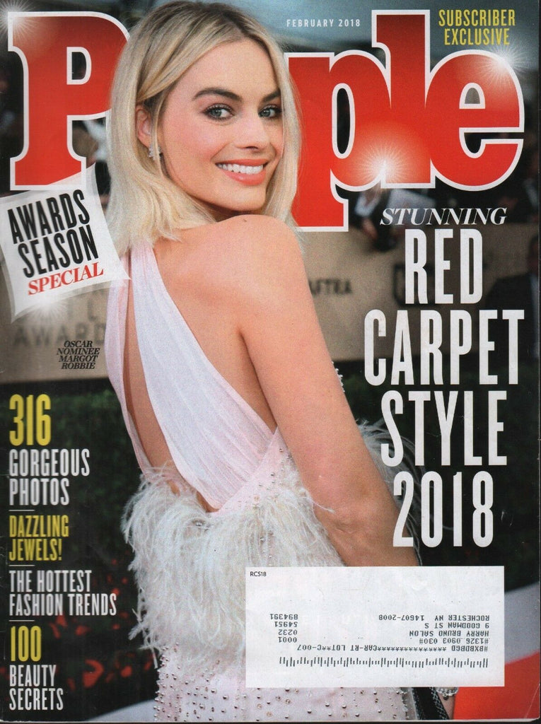 People February 2018 Margot Robbie 100818ame