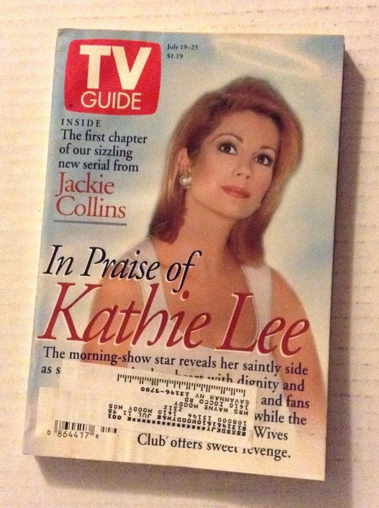 Tv Guide Magazine Kathie Lee Jackie Collins July 19-25 1997 021417RH