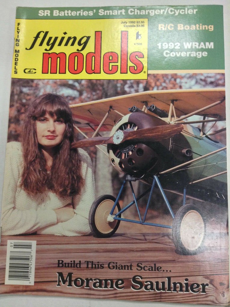 Flying Models Magazine Morane Salnier WRAM Coverage July 1992 040917nonrh2