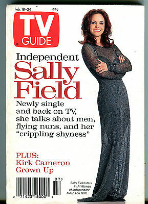 TV Guide Feb. 18-24, 1995 Sally Field Kirk Cameron EX NO ML 121015jhe