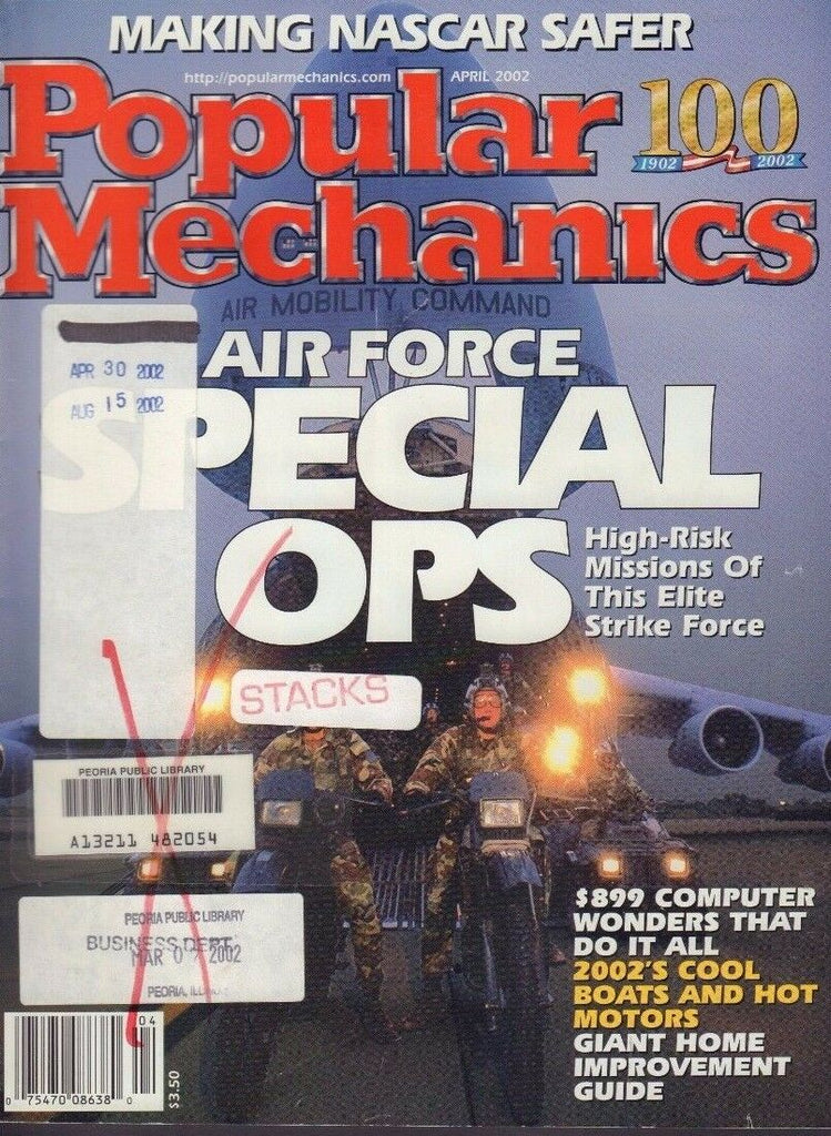 Popular Mechanics Magazine April 2002 Air Force Special Ops 071417nonjhe