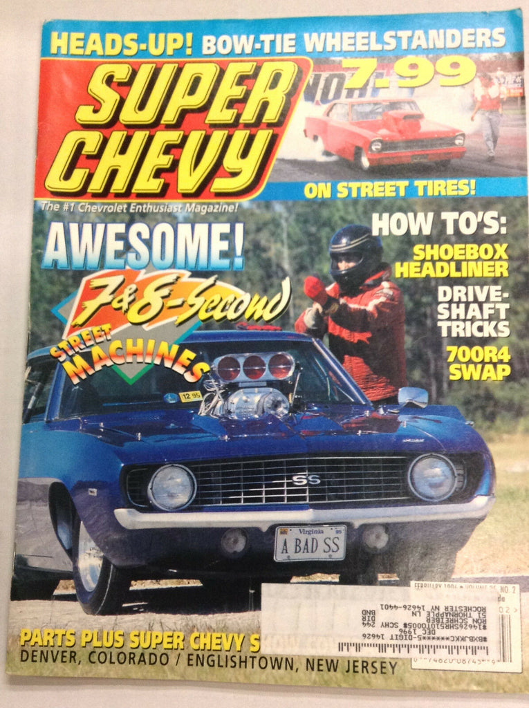 Super Chevy Magazine Bow-Tie Wheelstanders February 1996 050317nonr