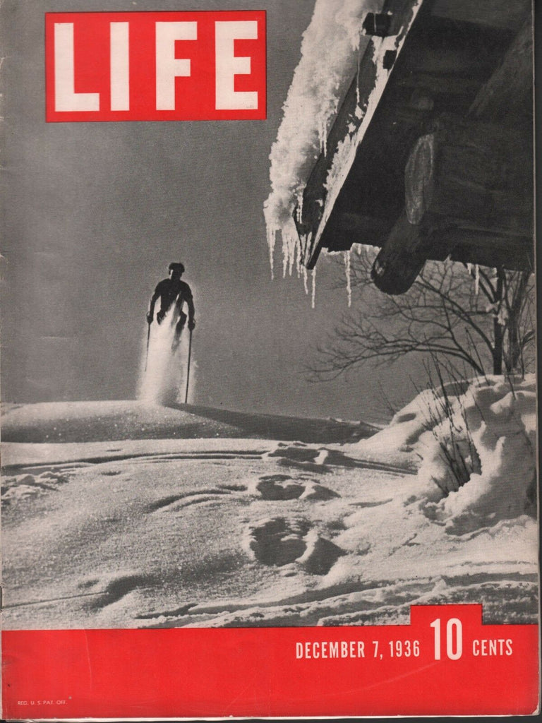 Life December 7 1936 3rd Issue Henry R Luce John Shaw Billings 101918DBE