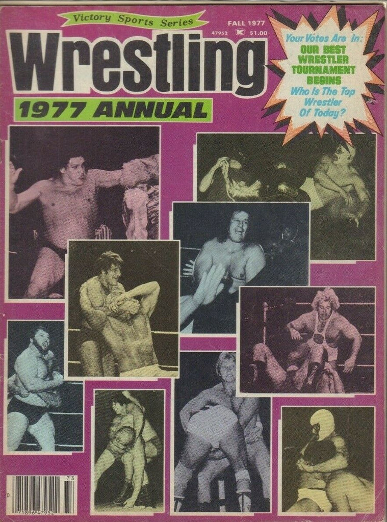 Victory Sports Series Wrestling 1977 Annual Andre The Giant Mascaras 030219DBE