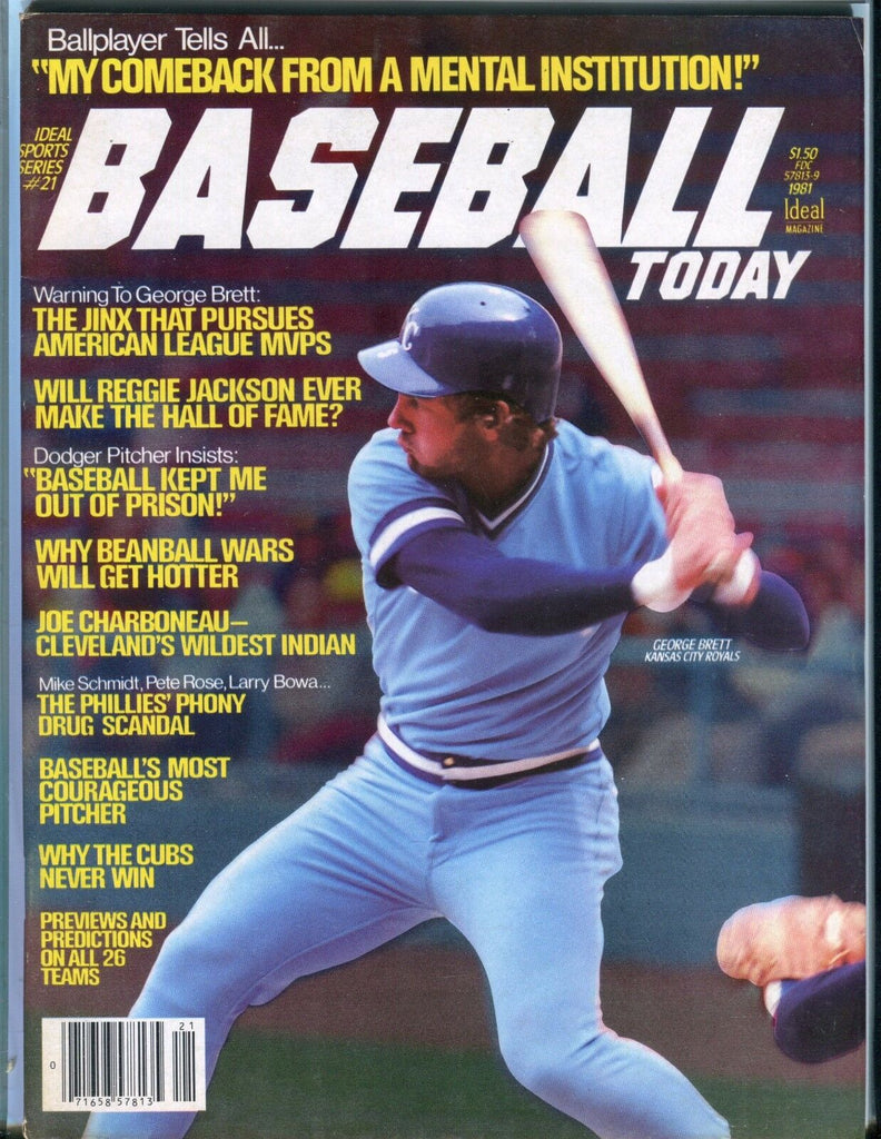 Baseball Today Magazine 1981 George Brett EX 051717nonjhe