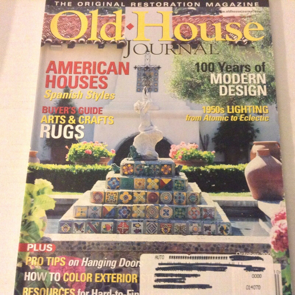 Old House Magazine Spanish Styles, Rugs Guide October 2005 071217nonrh