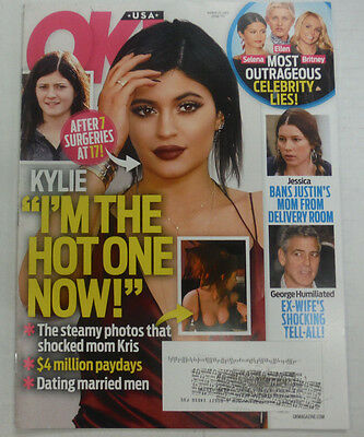 Ok! Magazine Kylie Jenner & George Clooney March 2015 060515R