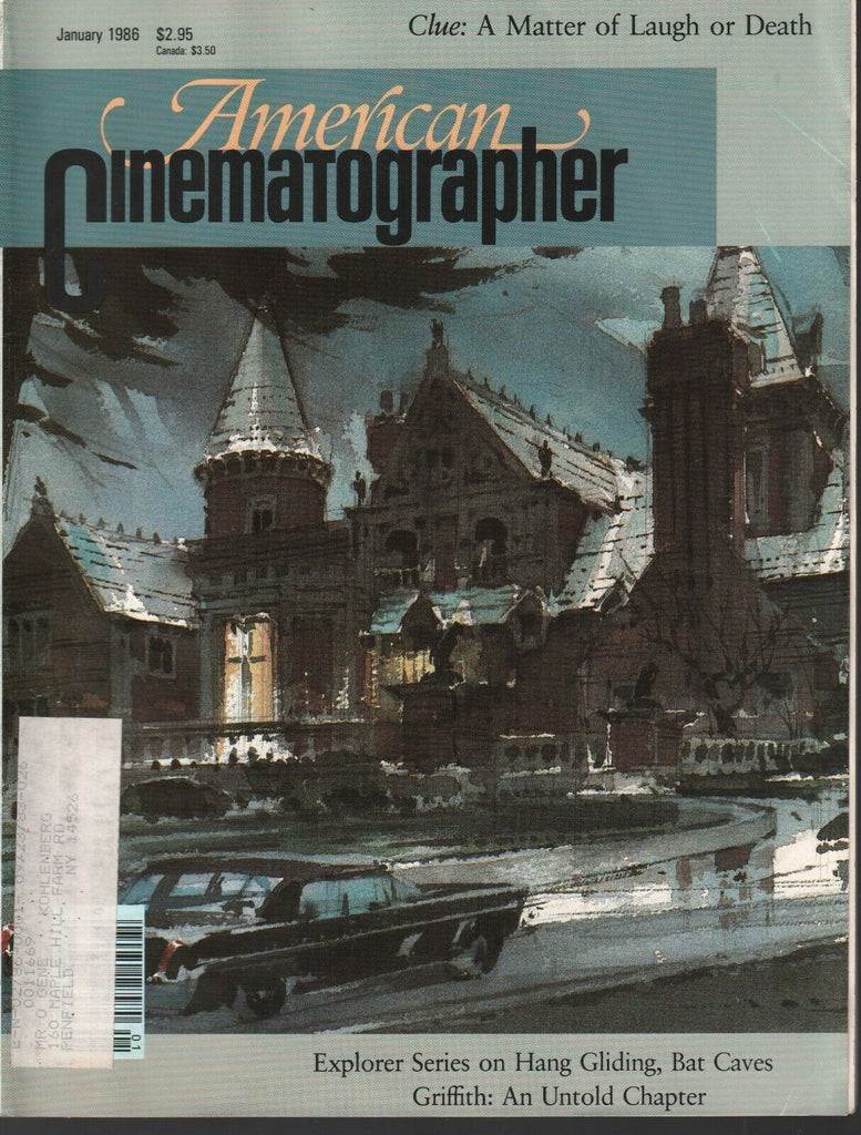 American Cinematographer January 1986 Explorer Series on Hang Gliding 010420AME