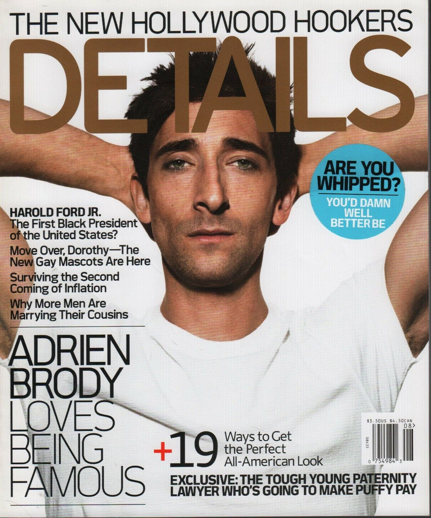 Details August 2004 Adrien Brody Harold Ford jr. Peter Sarsgaard 102518DBF