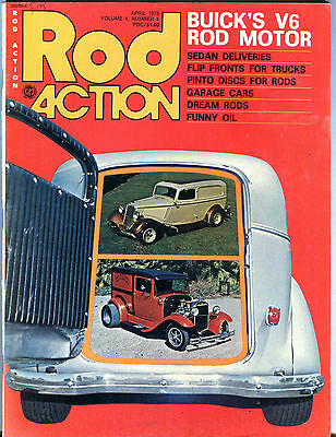Rod Action Magazine April 1975 Buick's V6 Rod Motor EX 081516jhe