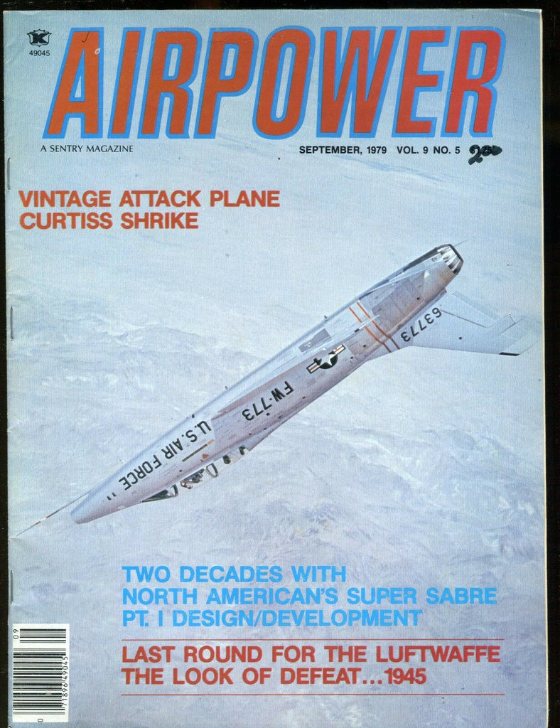 Airpower Magazine September 1979 Curtiss Shrike EX No ML 010617jhe