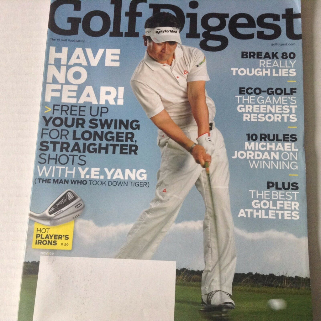 Golf Digest Magazine Y.E. Yang, Break 80 November 2009 072017nonrh