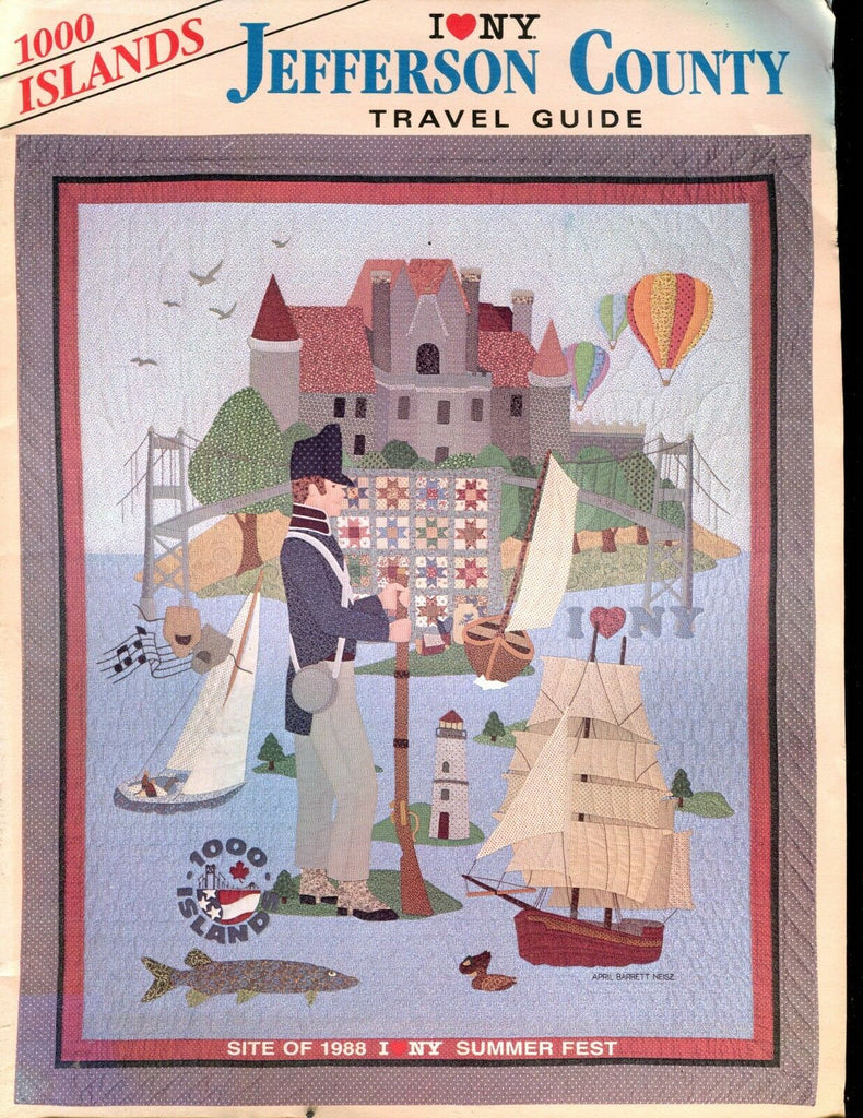 1988 1000 Islands Jefferson County Travel Guide EX No ML 011717jhe