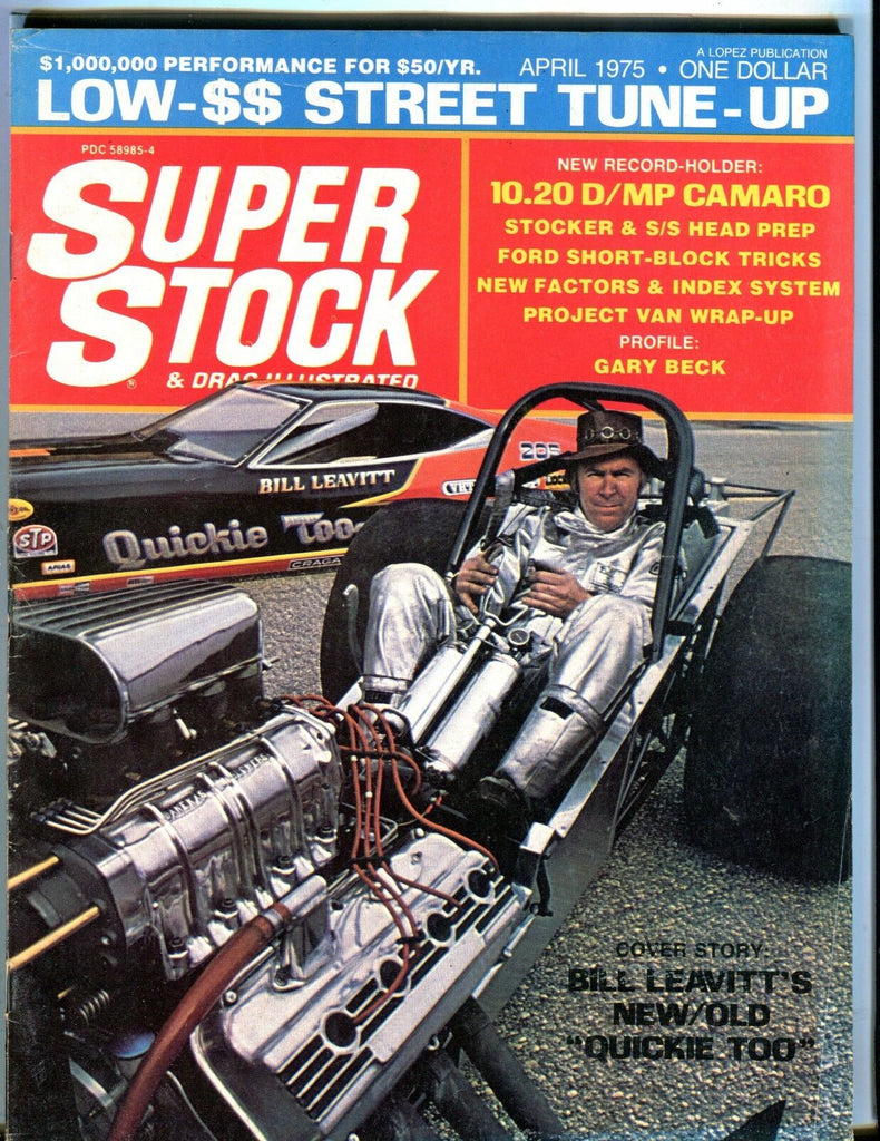 Super Stock & Drag Illustrated Magazine April 1975 EX No ML 051817nonjhe