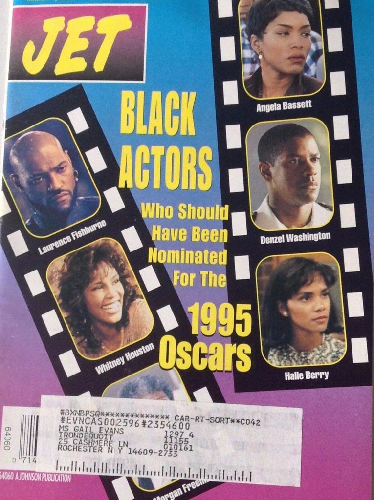 Jet Magazine Lawrence Fishburne Whitney Houston March 4, 1996 090517nonrh