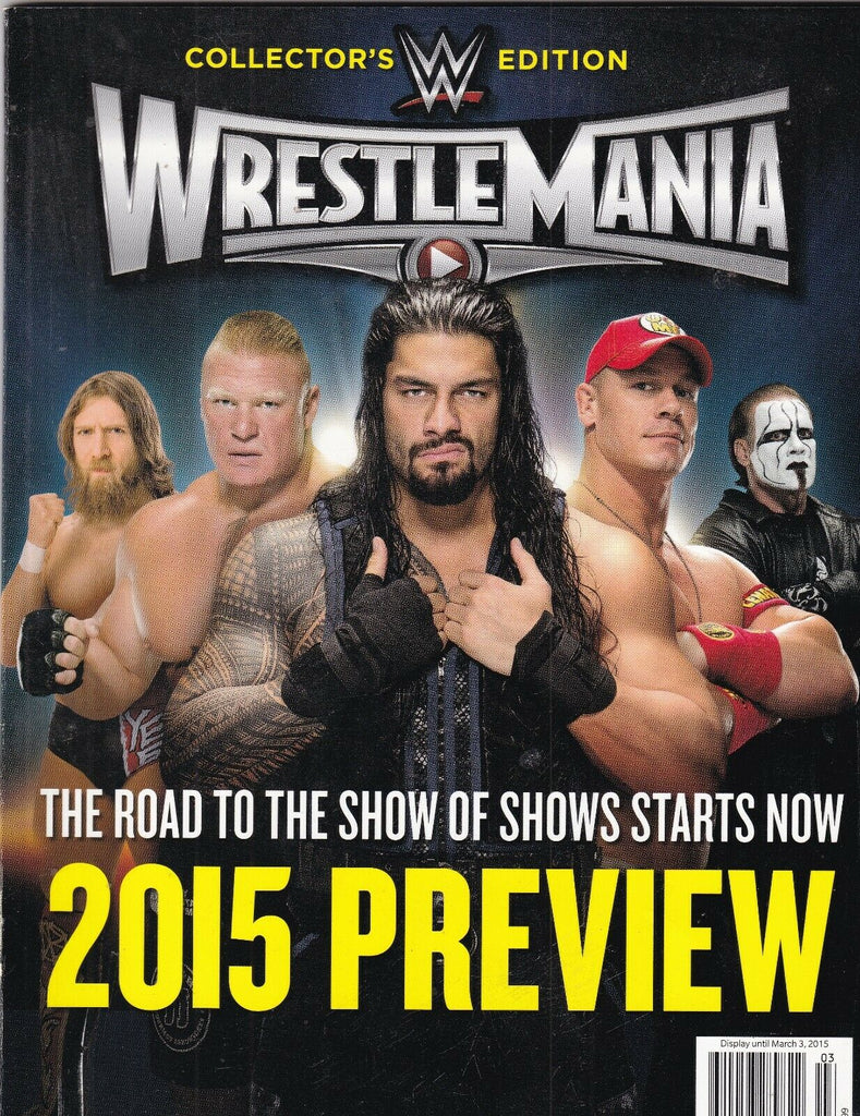 WWE Magazine Brock Lesnar Roman Reigns March 2015 100319nonr